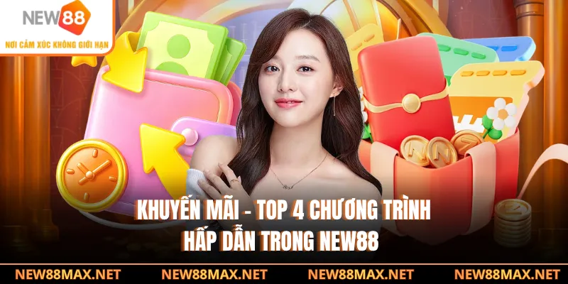 Khuyến Mãi - Top 4 Chương Trình Hấp Dẫn Trong NEW88